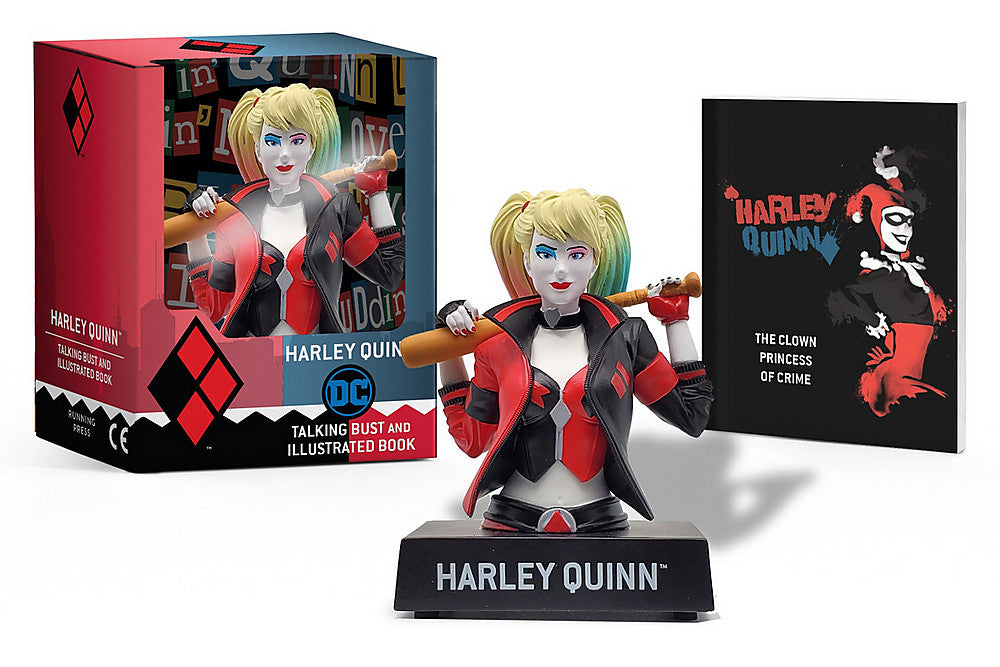 Harley Quinn Talking Figure and Illustrated Book