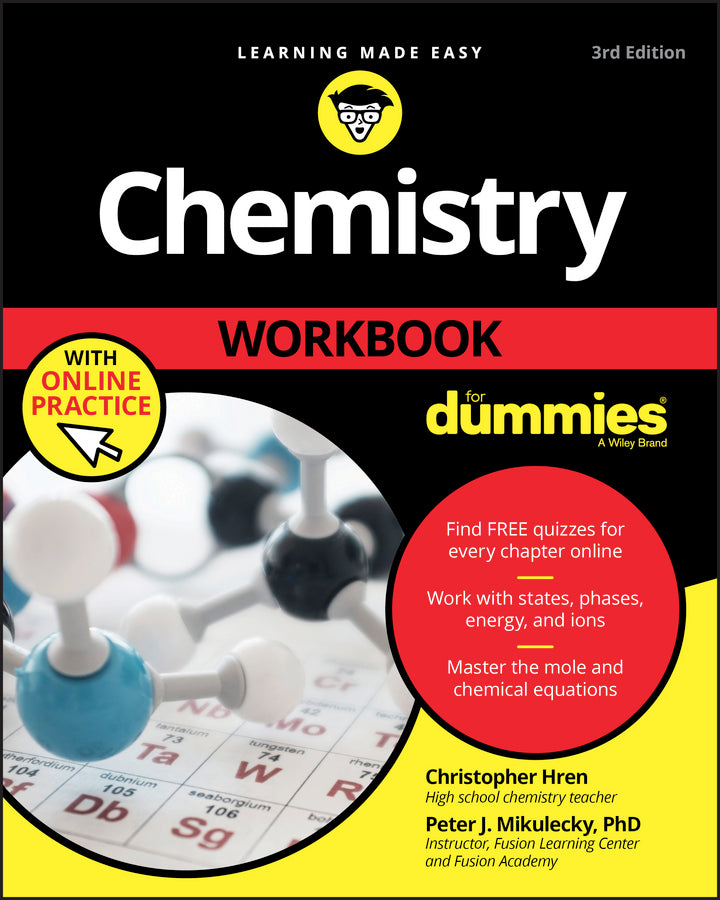 Chemistry Workbook For Dummies with Online Practice