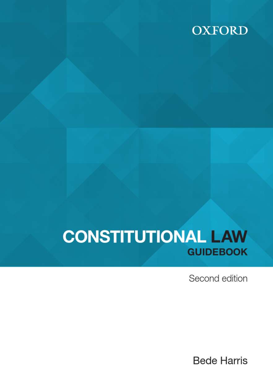 Constitutional Law Guidebook 2e ebook - 6 month access