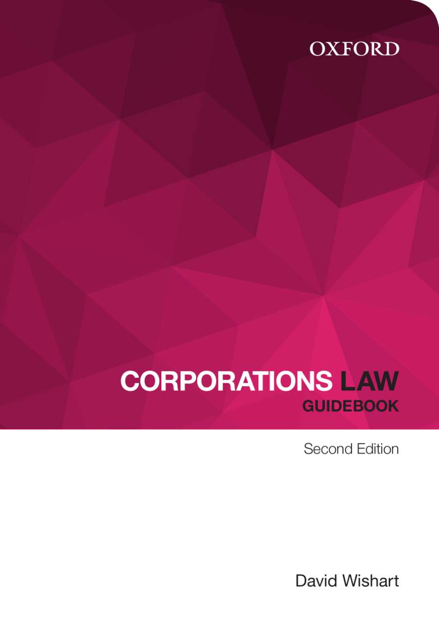 Corporations Law Guidebook 2e ebook - 6 month access