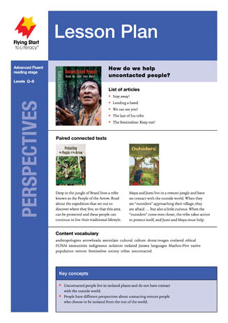 Lesson Plan - Uncontacted People: Should We Leave Them Alone?