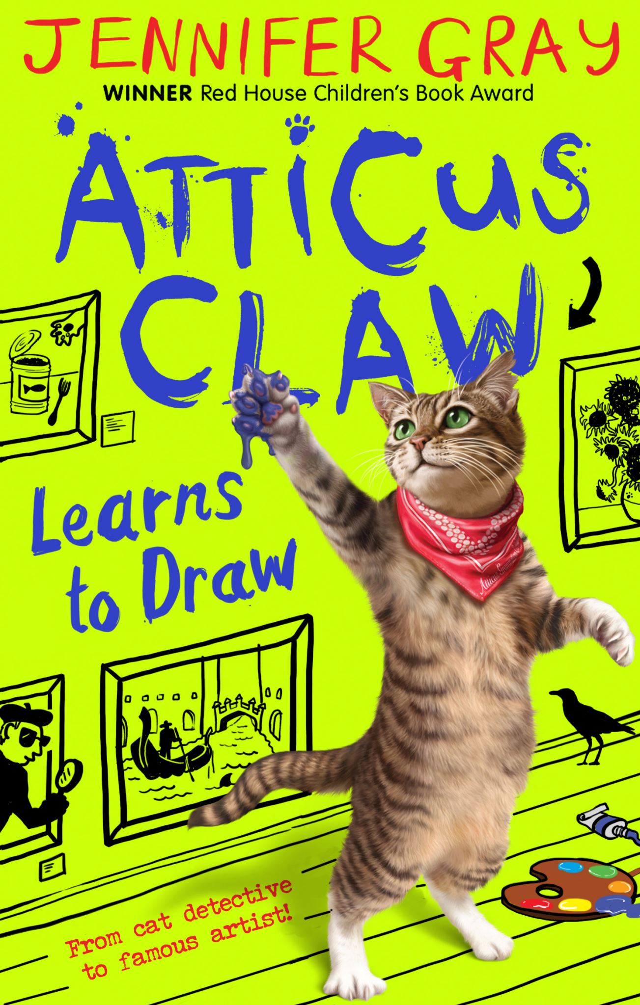 Atticus Claw Learns to Draw