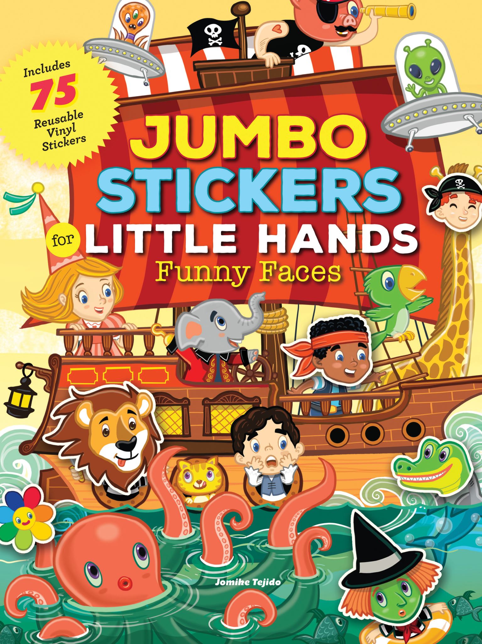 Funny Faces (Jumbo Stickers for Little Hands)