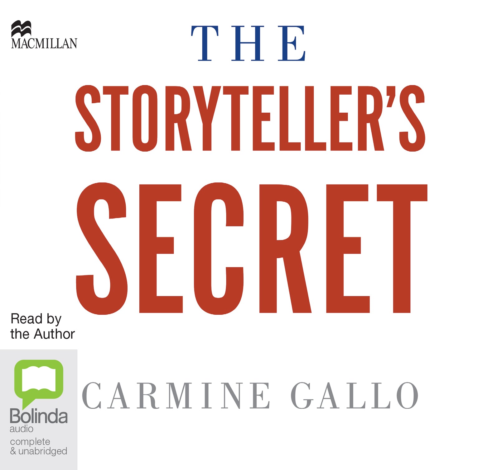 The Storyteller's Secret - Unbridged Audio Book on CD