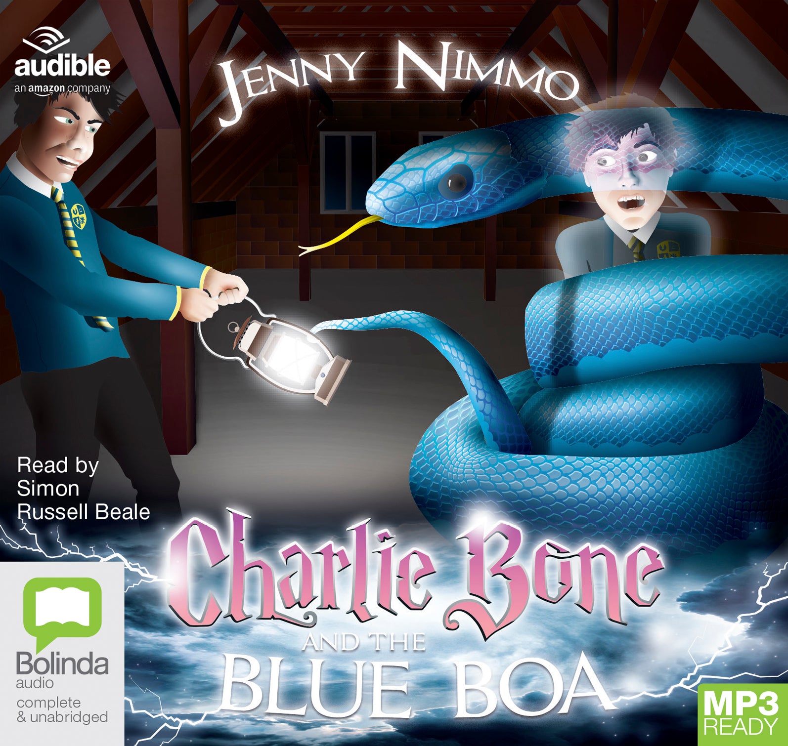 Charlie Bone And The Blue Boa  - Unbridged Audio Book on MP3