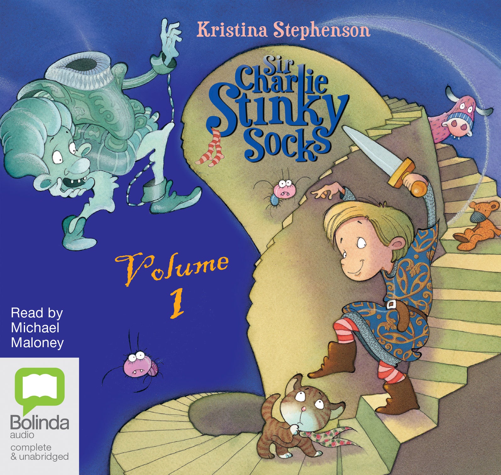 Sir Charlie Stinky Socks: Volume 1 - Unbridged Audio Book on CD