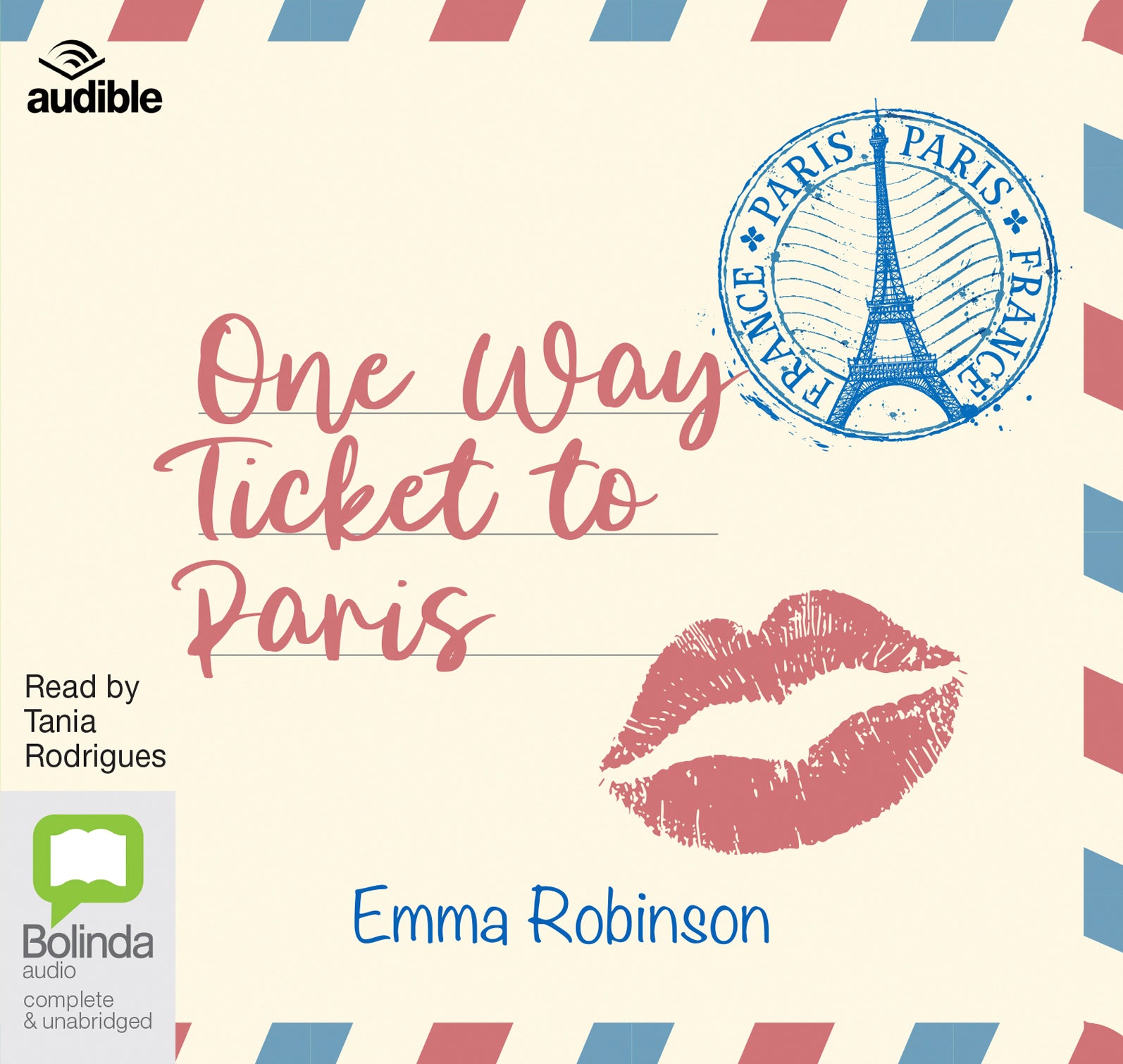 One Way Ticket To Paris - Unbridged Audio Book on CD