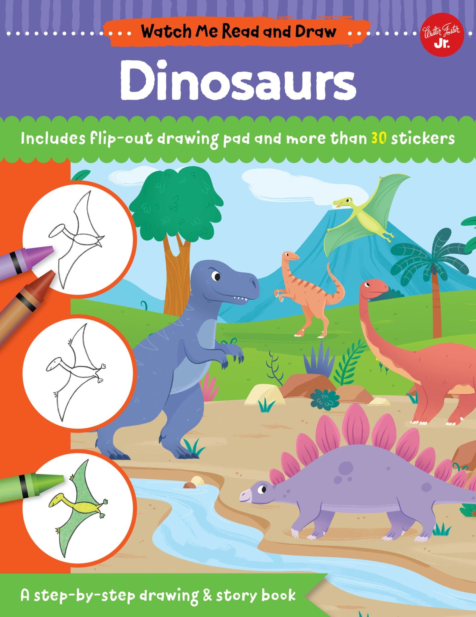 Dinosaurs (Watch Me Read and Draw)