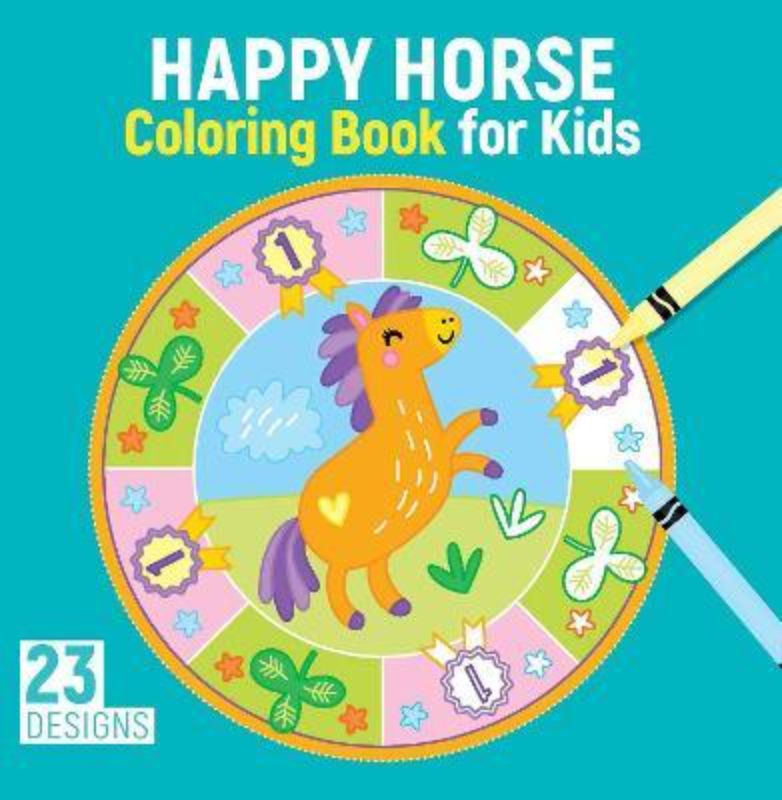 Happy Horse Coloring Book For Kids