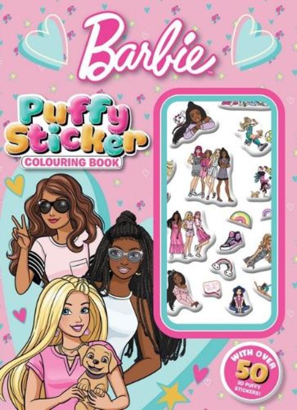 Barbie: Puffy Sticker Colouring Book (Mattel)
						    (Paperback)