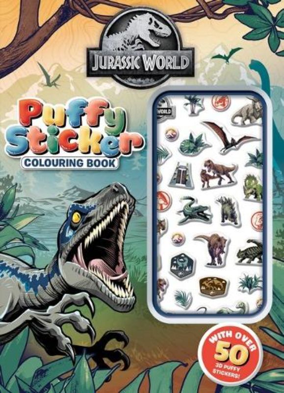 Jurassic World: Puffy Sticker Colouring Book (Universal)
						    (Paperback)