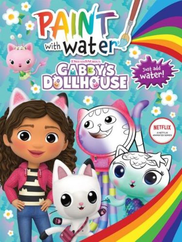 Gabby's Dollhouse: Paint with Water (Dreamworks)
						    (Paperback)