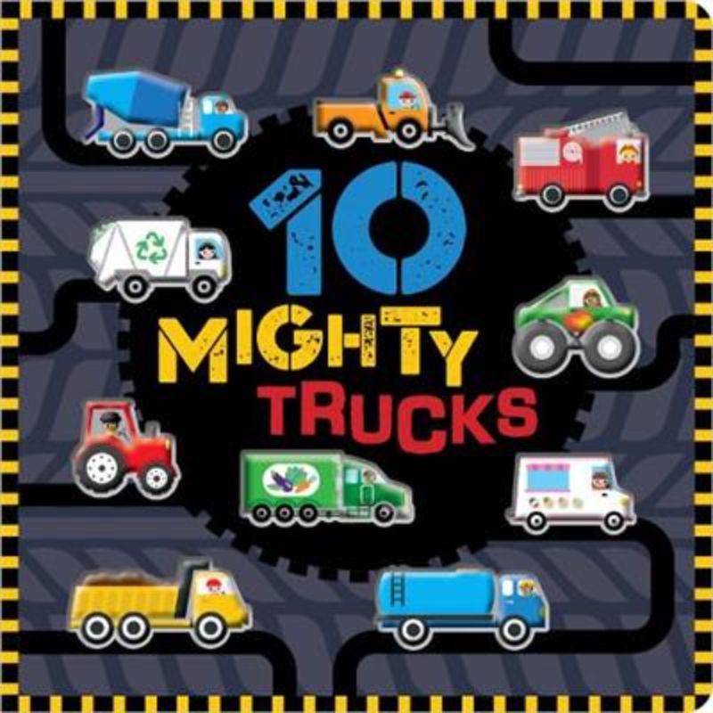 10 Mighty Trucks
						    (Hardback)