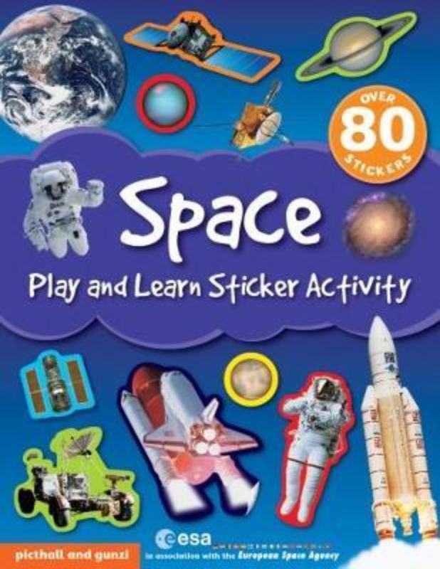 Space Play and Learn Sticker Activity Book