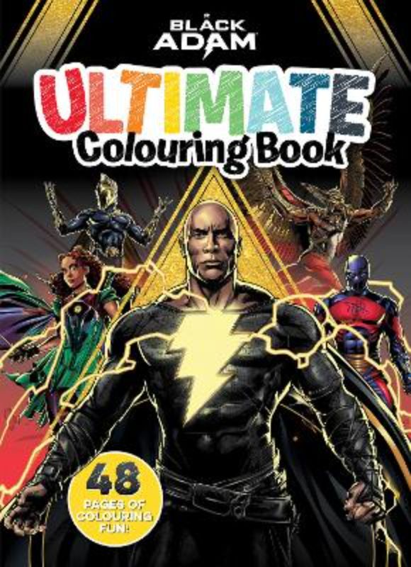 Black Adam: Ultimate Colouring Book (Dc Comics)