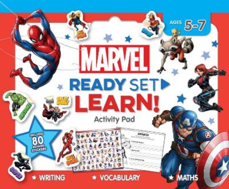 Marvel: Ready Set Learn! Activity Pad (Ages 5-7 Years)