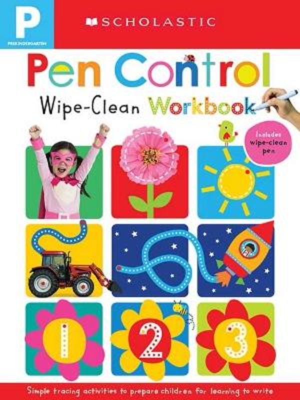Pen Control Wipe-Clean Workbook
						    (Spiral Bound)
